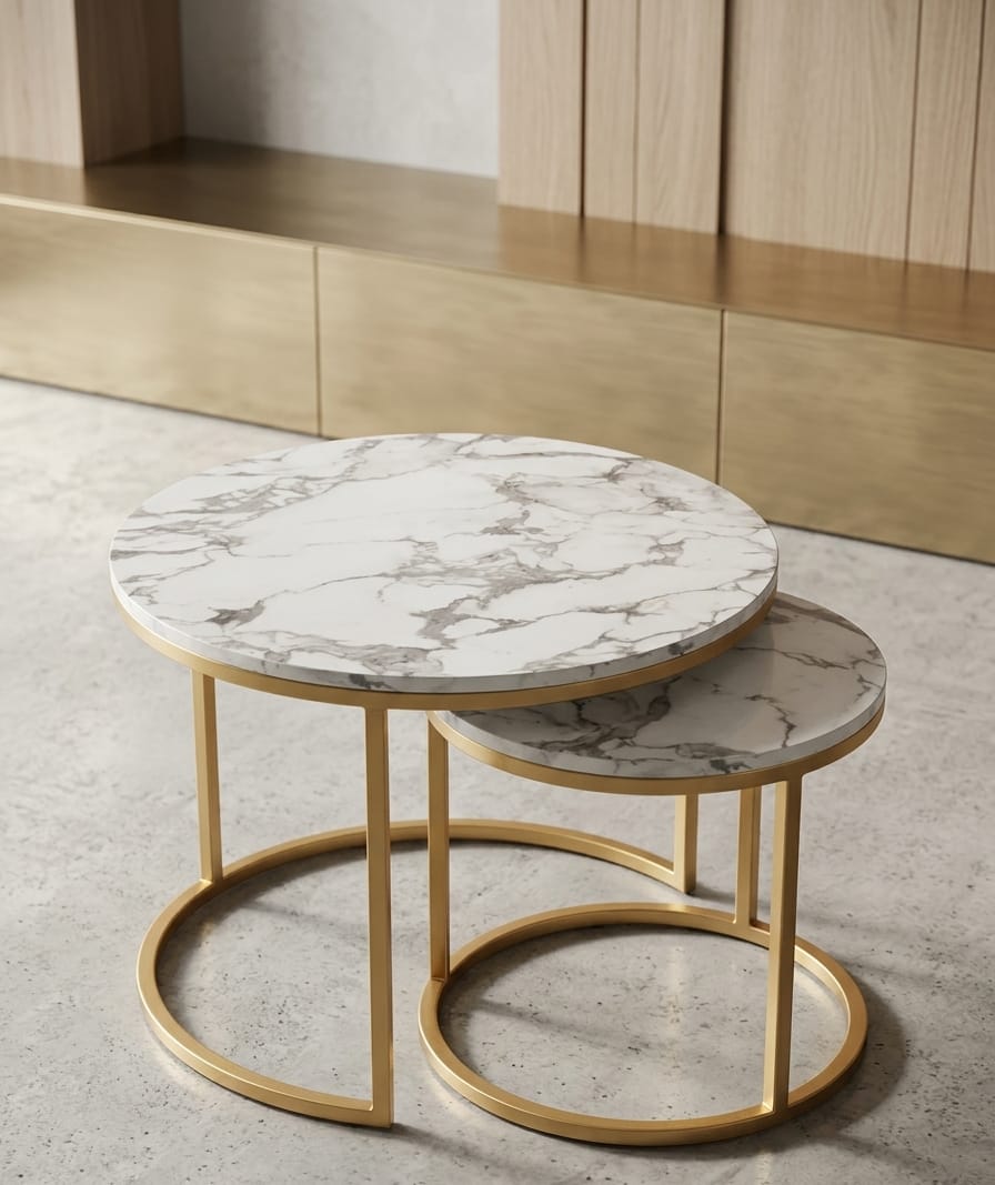 Round Nesting Tables — Set of 2
