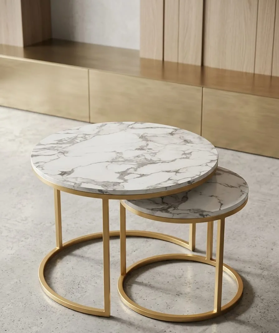 2-Piece Round Nesting Table
